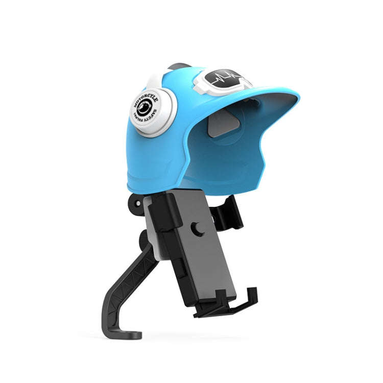 Small Helmet Sunscreen Phone Stand Bracket Motorcycle Mobile Phone Holder,Spec:, Handlebar White,...