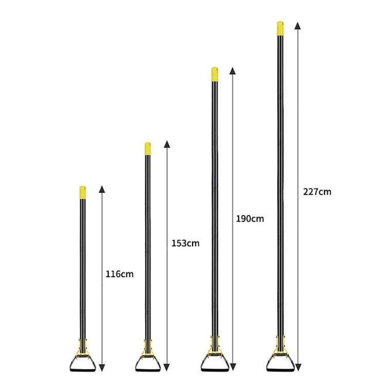 MYL-10 Stirrup Ring Weeding Hoes Garden Tools, 3 Sections 1.2m, 4 Sections 1.6m, 5 Sections 2.0m,...