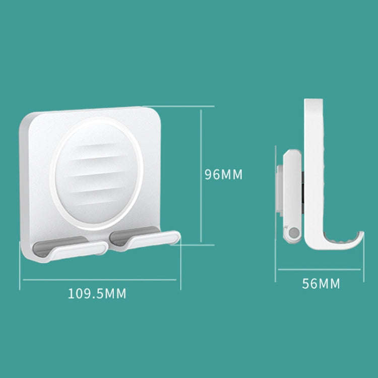 B86 Multifunctional Rotatable Punch-free Wall Mobile Phone Holder, B86 (White), B86 (Black)