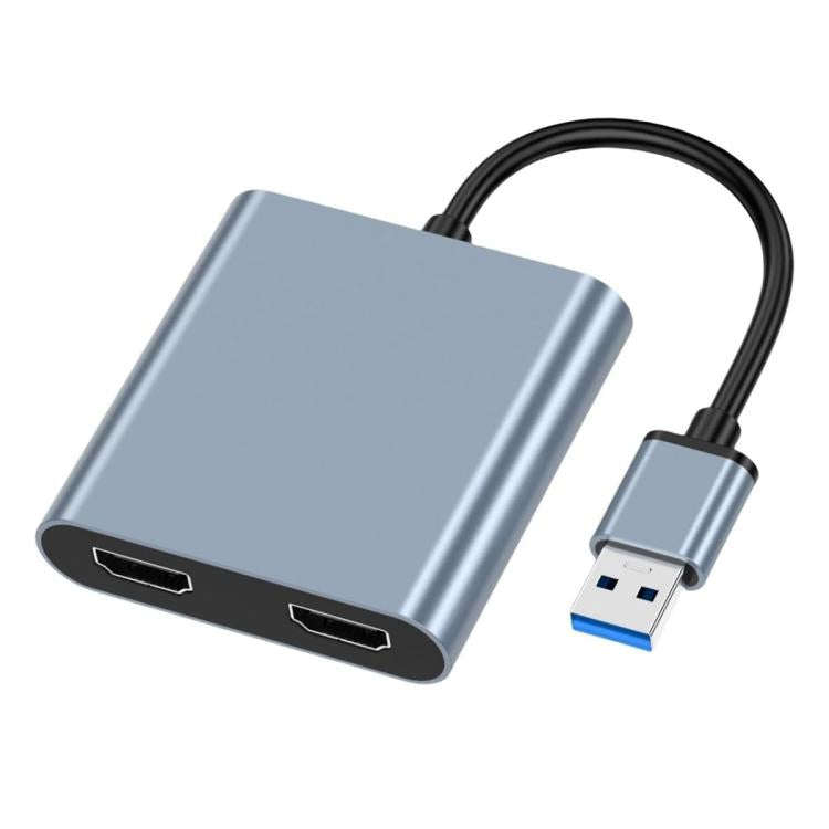 USB 3.0 To Dual HDMI, USB, USB-C / Type-C  High Definition Converter 4K USB Same Screen Extender,...