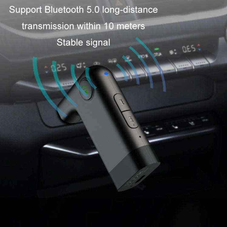 S-18 Car Mini AUX Audio Adapter Wireless Bluetooth 5.0 Receiver, S-18