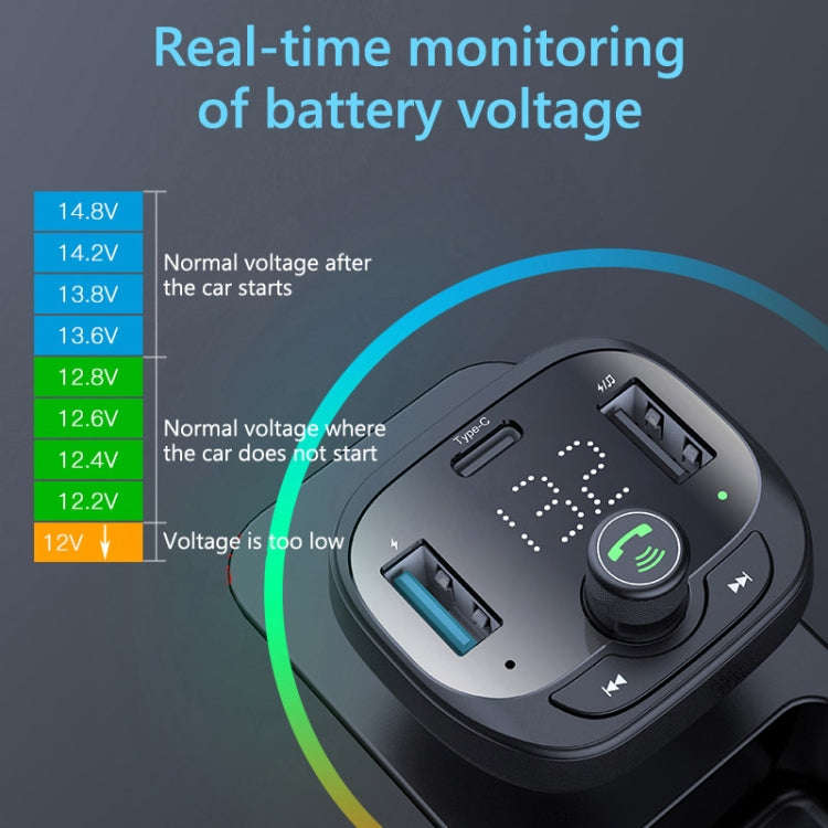 Car Bluetooth Player Receiver 50W Mobile Phone High Power Charger, S-21