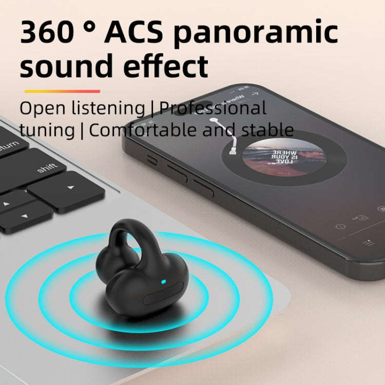 M-S8 Wireless Stereo Single Ear Clip-on Bluetooth Earphone, M-S8 Single Pink, M-S8 Single Blue, M...
