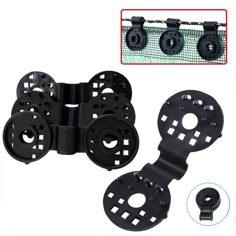 50pcs /Pack Sunshade Net Clip Garden Greenhouse Netting Shade Cloth Fastener, Round Type