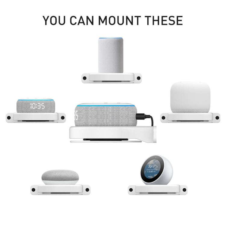 AhaStyle DD96 Stand Wall Storage Stand, For Amazon Echo Dot 3/4, For Google Wifi, For Apple HomeP...