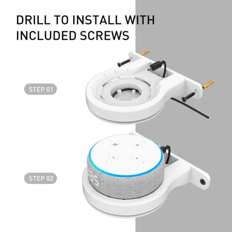 AhaStyle DD96 Stand Wall Storage Stand, For Amazon Echo Dot 3/4, For Google Wifi, For Apple HomeP...