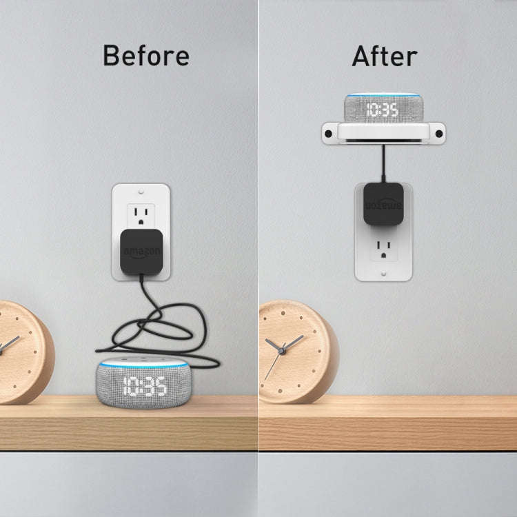 AhaStyle DD96 Stand Wall Storage Stand, For Amazon Echo Dot 3/4, For Google Wifi, For Apple HomeP...