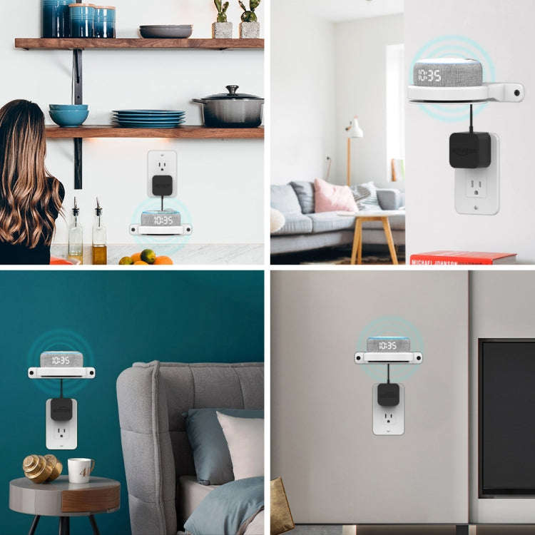 AhaStyle DD96 Stand Wall Storage Stand, For Amazon Echo Dot 3/4, For Google Wifi, For Apple HomeP...