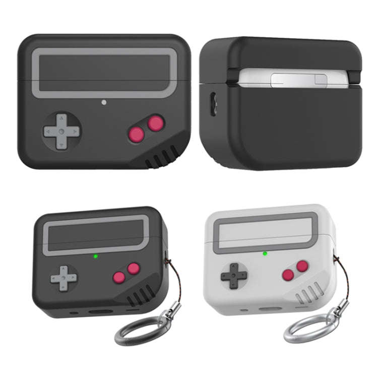 For AirPods Pro 2 AhaStyle PT-JY07 Split Silicone Cartoon Earphone Protective Case, JY07(Gray), J...