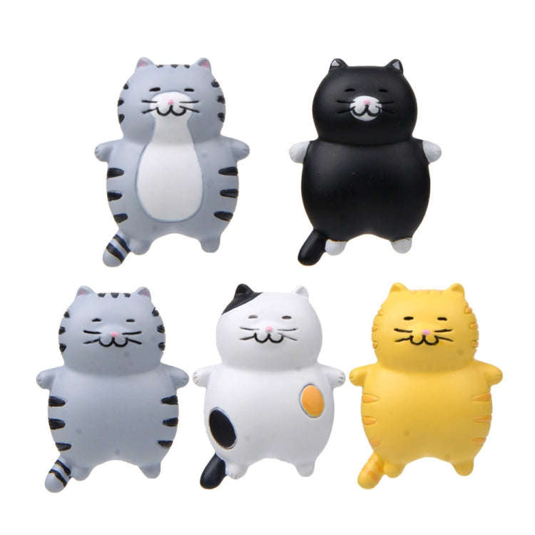 Fat Cat 3D Refrigerator Magnet Magnetic Sticker Phone Case DIY Accessories, Fat Cat (Yellow), Fat...