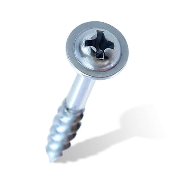 RUITOOL ST4 100pcs Woodworking Slant Hole Screws Half Tooth Self Tapping Phillips Bolt, 25mm, 32m...