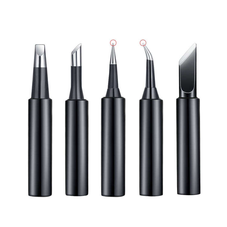 5-in-1 Universal 936 Soldering Station Solder Iron Welding Tip Head Set, Black, Class A Black