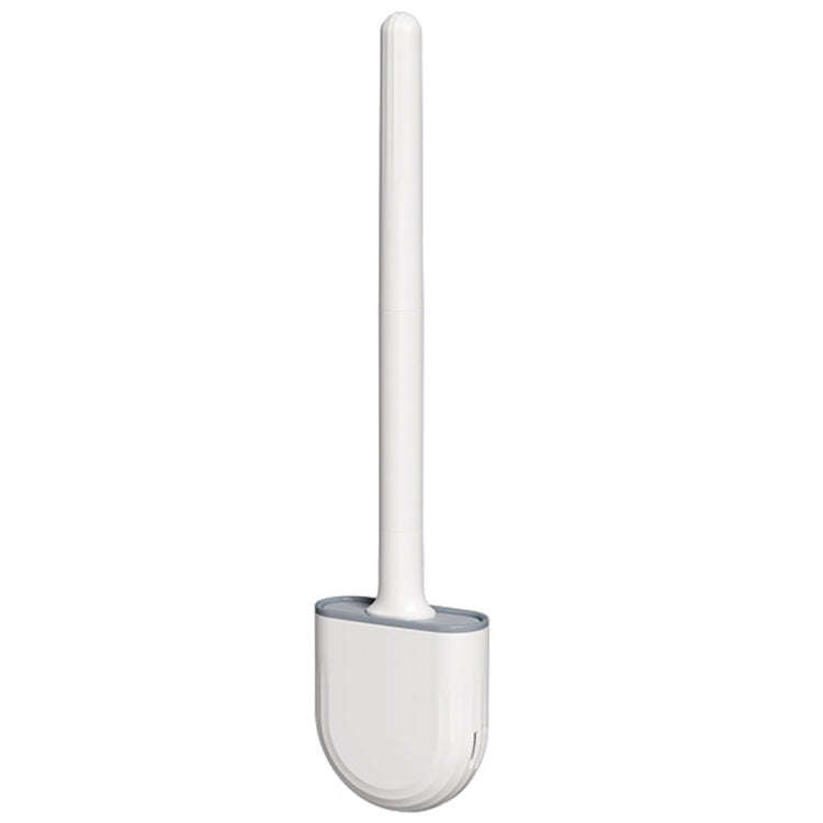 Soft Rubber Toilet Brush Clamp No Dead Space Cleaning Brush, Leakage