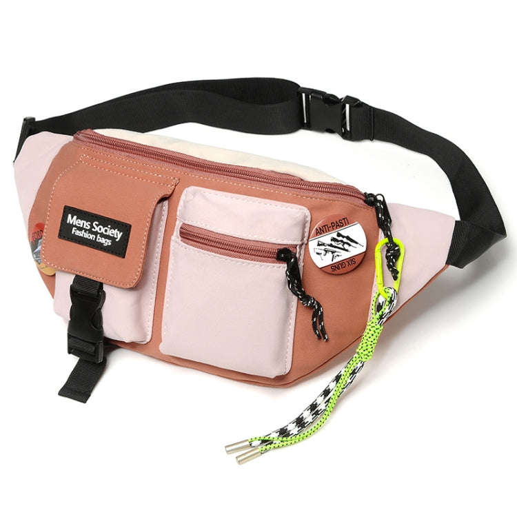 Canvas Crossbody Single Shoulder Backpack Light Sports Chest Bag, Black, Black+Lanyard, Orange, O...