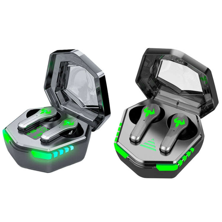 N35 TWS Colorful Light In-Ear Low Latency Wireless Bluetooth Game Earphones, Digital Display, Non...