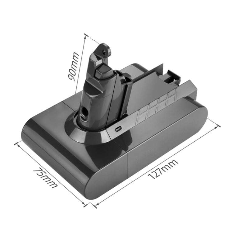 For Dyson V6 Series Handheld Vacuum Cleaner Battery Sweeper Spare Battery, V6 2.2Ah