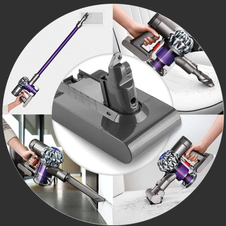 For Dyson V6 Series Handheld Vacuum Cleaner Battery Sweeper Spare Battery, V6 2.2Ah
