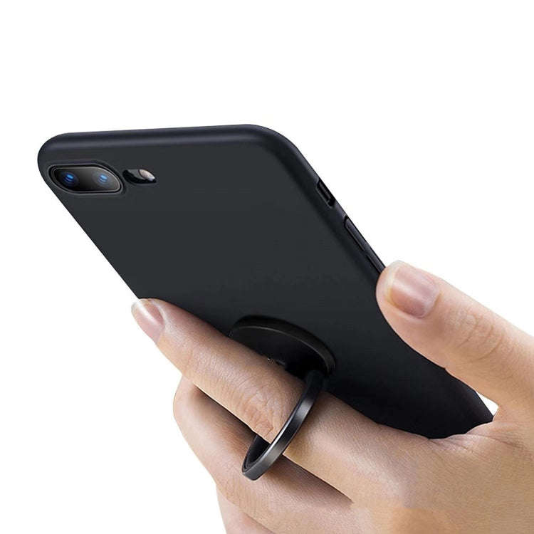 Full Metal Bracket 360 Degree Rotating Magnetic Phone Ring Buckle, 1pcs