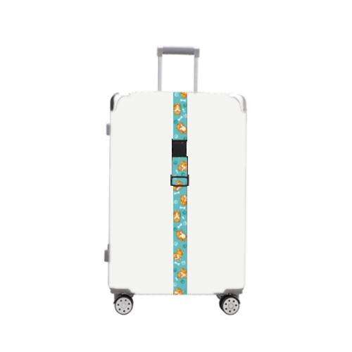 Luggage Fixed Anti-Mis-Opening Packing Strap, Honeycomb, Magic Color, Red Star, Travel Around, Sm...