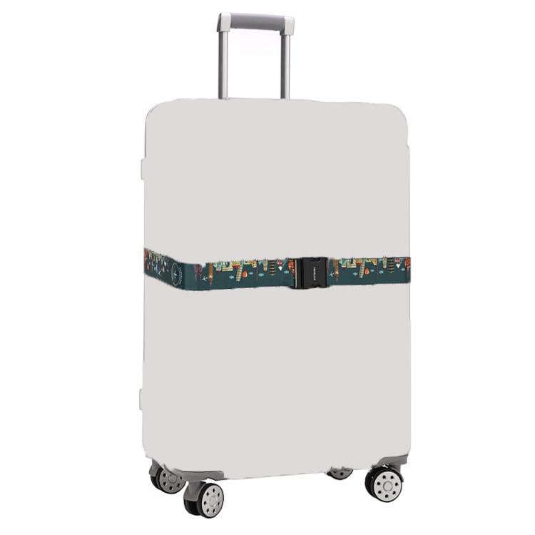 Luggage Fixed Anti-Mis-Opening Packing Strap, Honeycomb, Magic Color, Red Star, Travel Around, Sm...