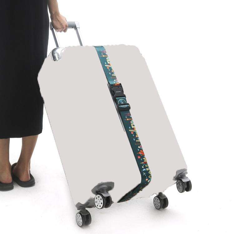 Luggage Fixed Anti-Mis-Opening Packing Strap, Honeycomb, Magic Color, Red Star, Travel Around, Sm...