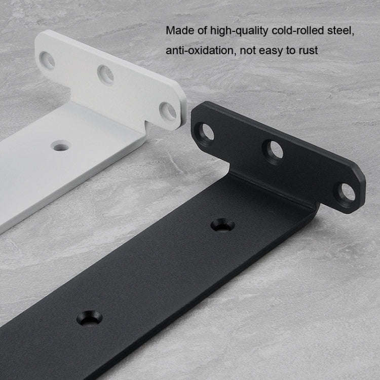 5mm Thick Triangular Bracket Bookshelf Partition Plate, 150mm Black, 200mm Black, 250mm Black, 30...