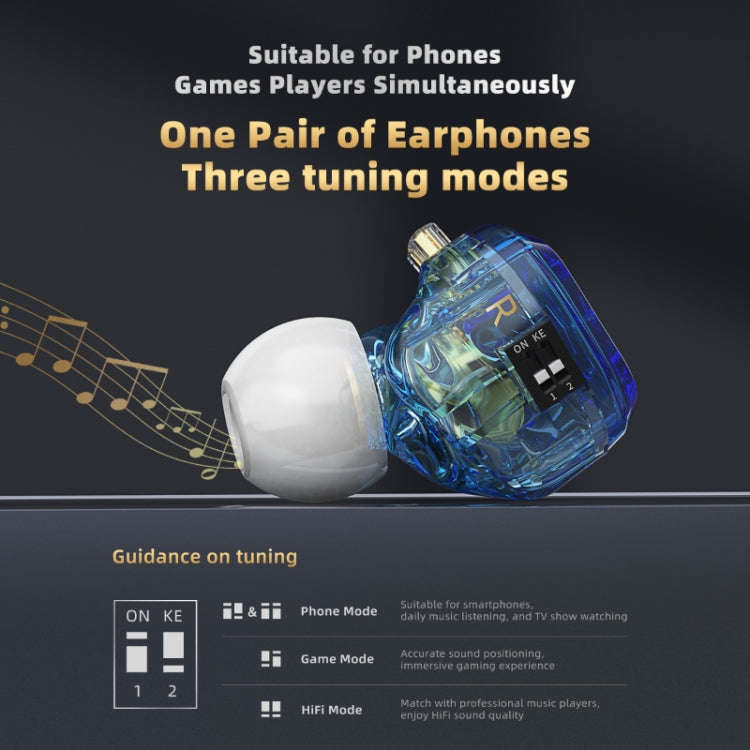 CVJ In-Ear Wired Gaming Earphone, White, Black, Blue, Green, With Mic White, With Mic Black, With...