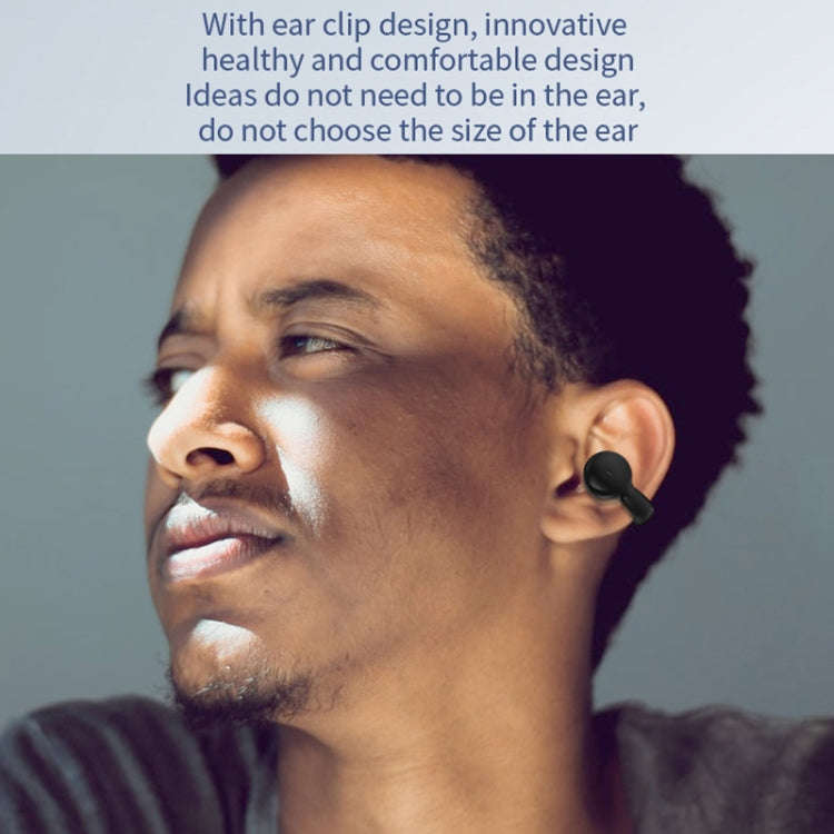 Single Ear Stereo Ear Clamp Type Bone Conduction Bluetooth Earphone, YX09 (Skin Color), YX09 (Bla...