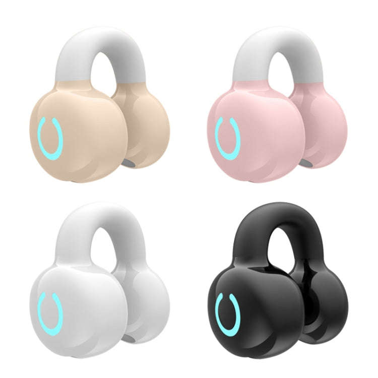 Single Ear Stereo Ear Clamp Type Bone Conduction Bluetooth Earphone, YX09 (Skin Color), YX09 (Bla...