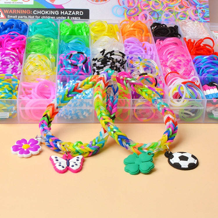 36 Grid Loom Rainbow Rubber Band DIY Kids Braided Bracelet, 36 Grid