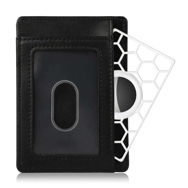 For AirTag 2nd Gen / AirTag 1st Gen Location Tracker Card Shape Honeycomb Protective Cover, Honey...