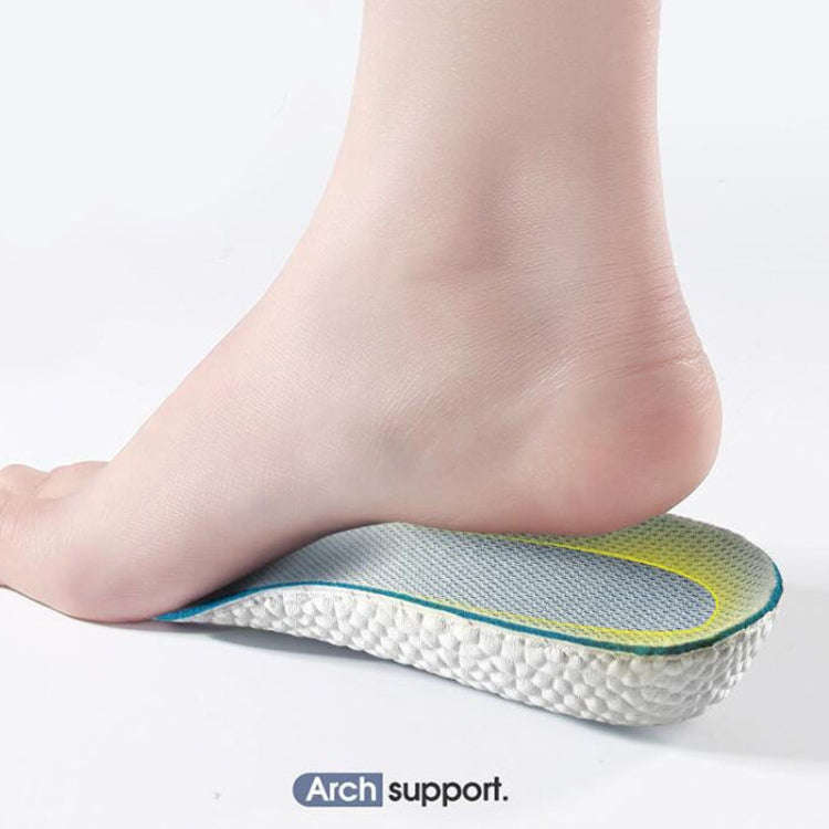 Insoles Light Weight Soft Elastic Arch Support Shoes Pads, 2.5CM Increase Height Men, 3.5CM Incre...