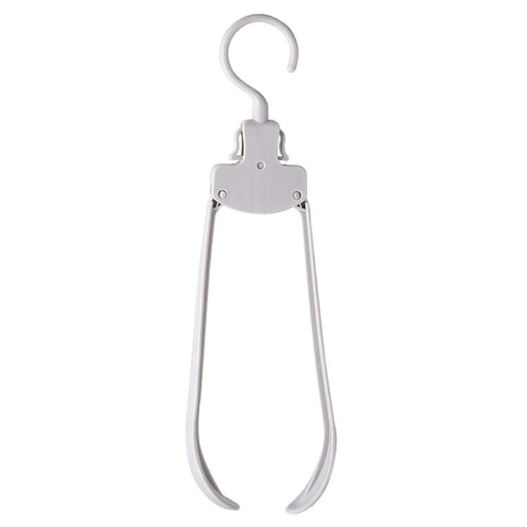 Plastic Travel Folding Hanger Portable Clothes Wide Shoulder Traceless Drying Rack