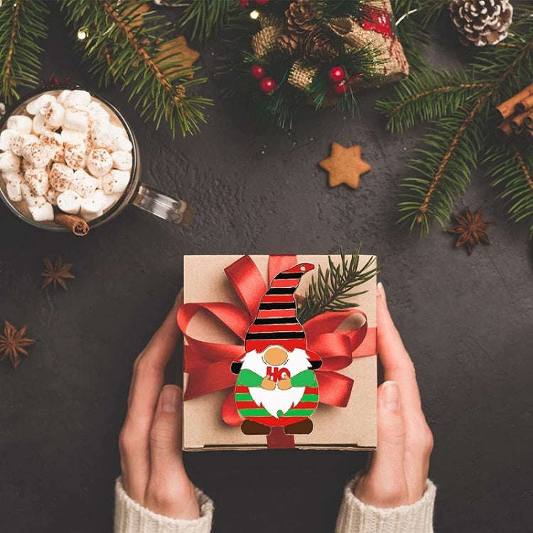 Christmas Tree DIY Painting Wooden Dwarf Elf Hanging Decorations, 4pcs/set, 8pcs/set, 12pcs/set, ...