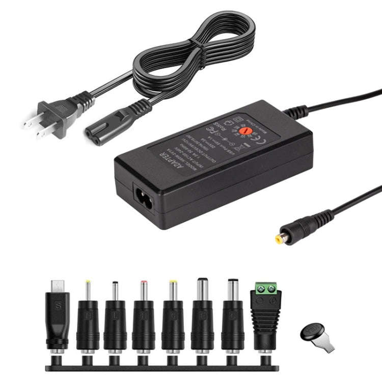 65W 6-20V Adjustable 3A DC Power Adapter Charger, US Plug, EU Plug, UK Plug Small, AU Plug, UK Pl...