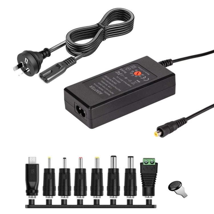 65W 6-20V Adjustable 3A DC Power Adapter Charger, US Plug, EU Plug, UK Plug Small, AU Plug, UK Pl...