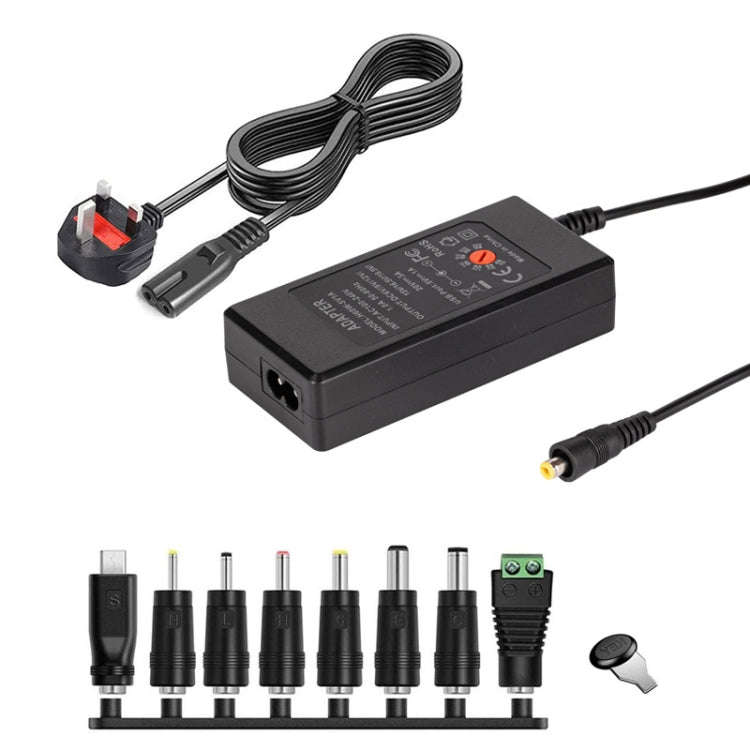 65W 6-20V Adjustable 3A DC Power Adapter Charger, US Plug, EU Plug, UK Plug Small, AU Plug, UK Pl...