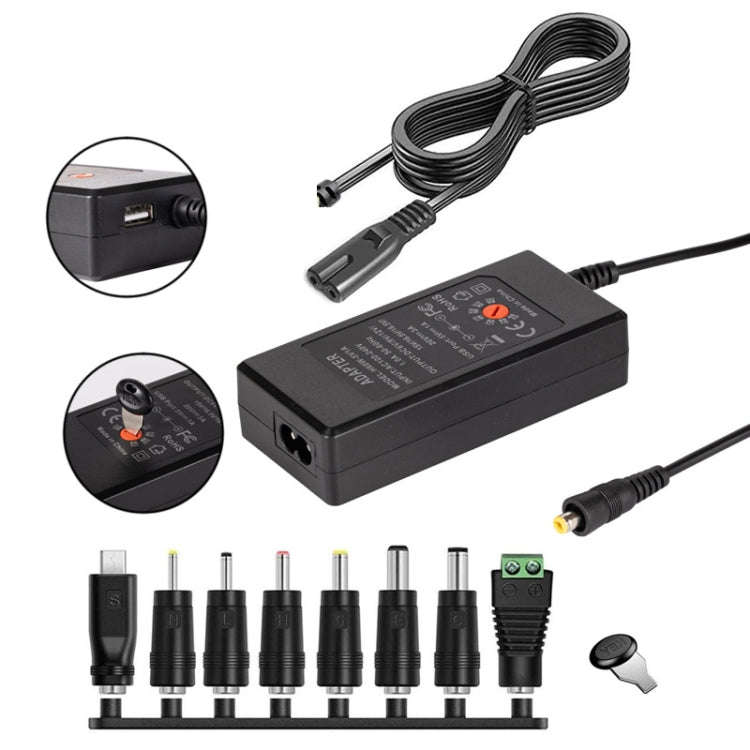 65W 6-20V Adjustable 3A DC Power Adapter Charger, US Plug, EU Plug, UK Plug Small, AU Plug, UK Pl...