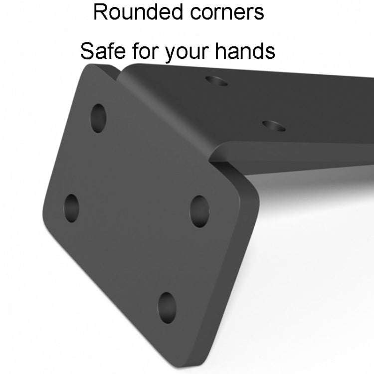 5mm T Type Heavy Duty Bracket Concealed Load-Bearing Laminate Support Bracket, 6 inch, 8 inch, 10...