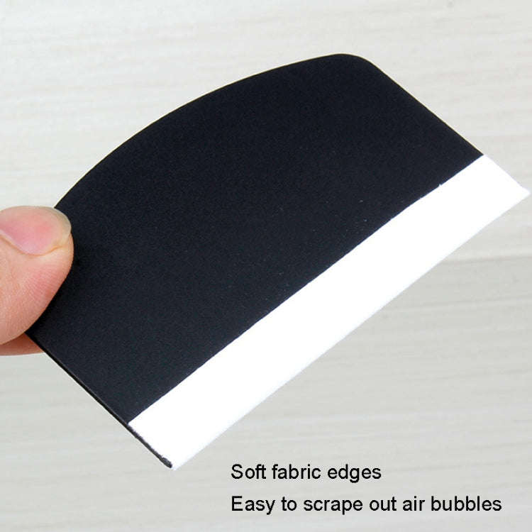 PP Plastic Squeegee Soft Cloth Plastic Squeegee Film Tool, With Cloth Film Scraper
