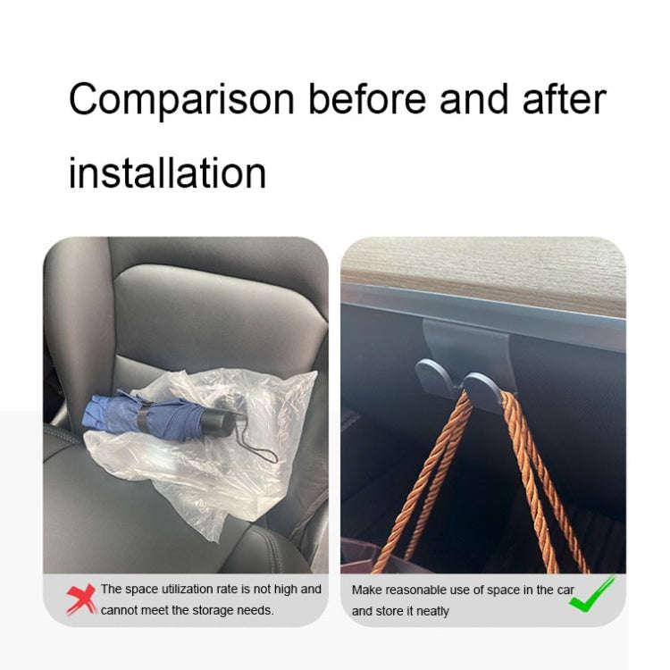 For Tesla Model Y Passenger Glove Box Hook Interior Modification Accessories, Glove Box Hook