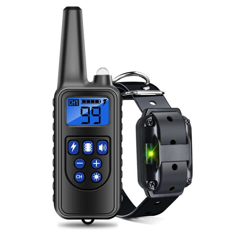 800m Remote Control Stop Barker Dog Trainer Smart Anti-Disturbance Vibration Collar, With 1 Colla...
