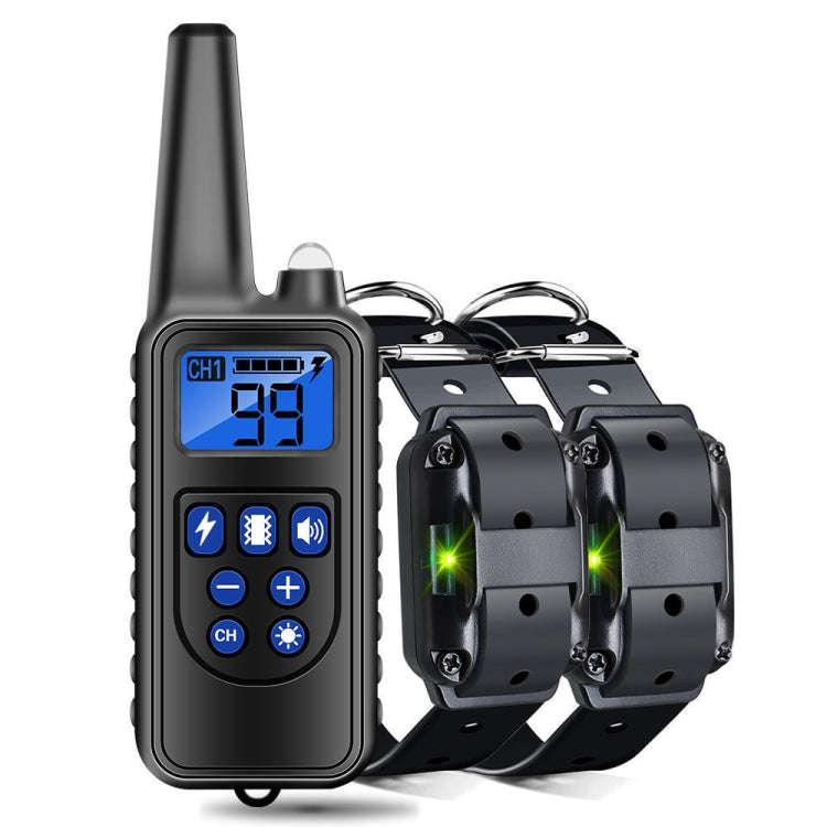 800m Remote Control Stop Barker Dog Trainer Smart Anti-Disturbance Vibration Collar, With 1 Colla...