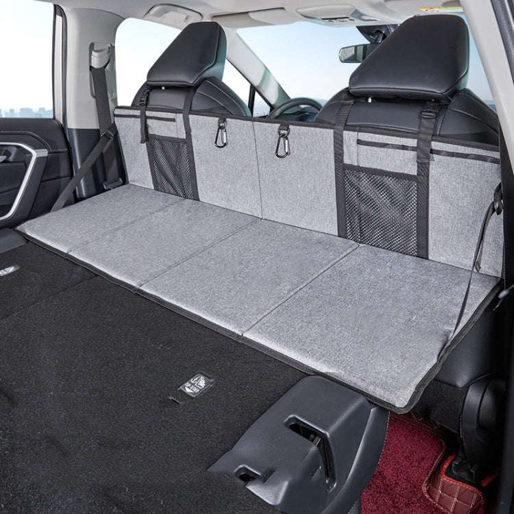 Car Camping Bed Folding Board SUV Rear Row Extension Board For Tesla, Gray, Gray Embossed, Black ...