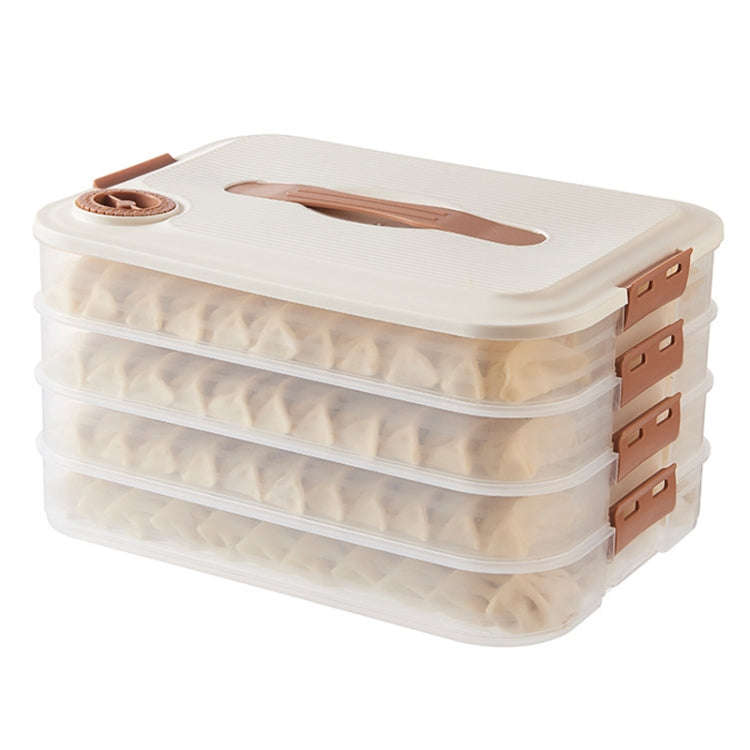 Dumpling Storage Box Food Grade Home Dumpling Frozen Fresh Case, 2 Layer With Cover, 3 Layer With...