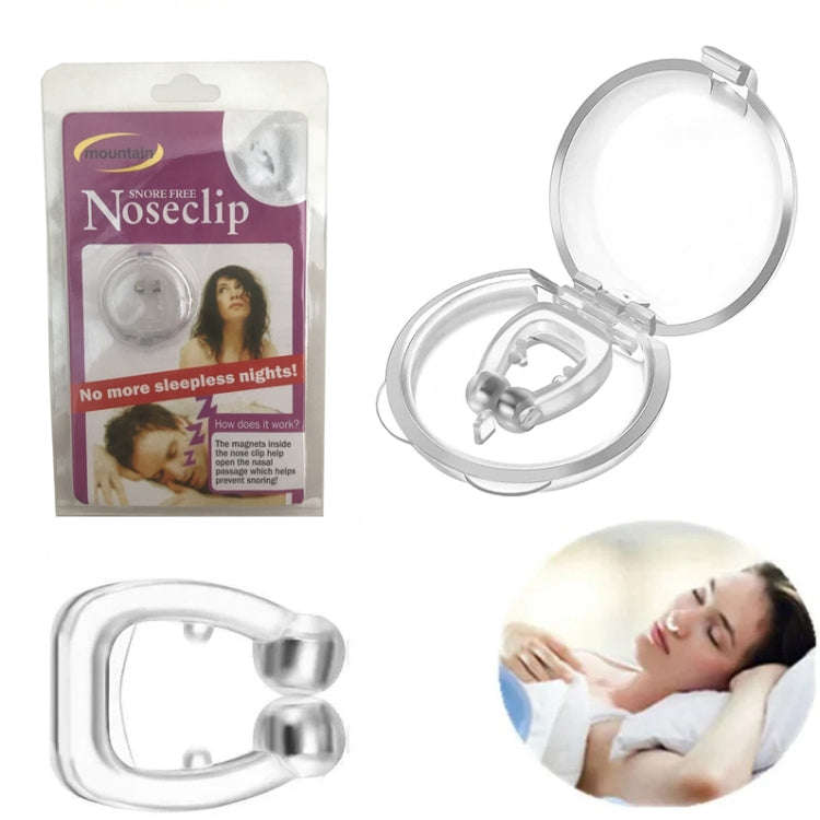 Magnetic Anti Snore Device Stop Snoring Nose Clip Sleeping Aid  Apnea Guard, 1pc