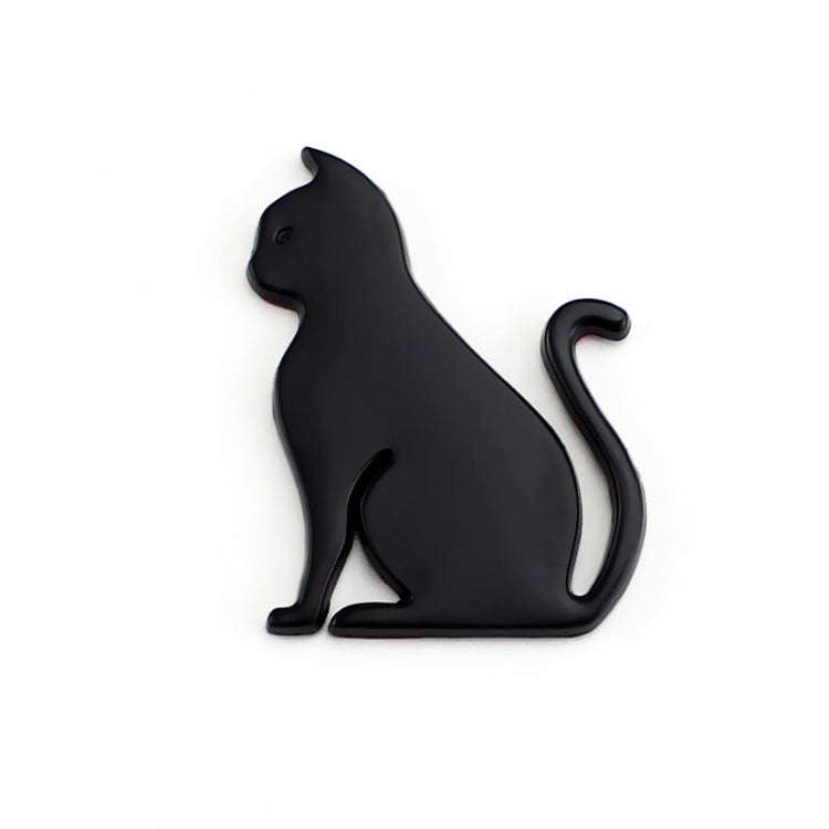 3D Cute Car Decoration Body Scratch Blocking Sticker, Black Cat, Silver Cat, Black Puppy, Silver ...