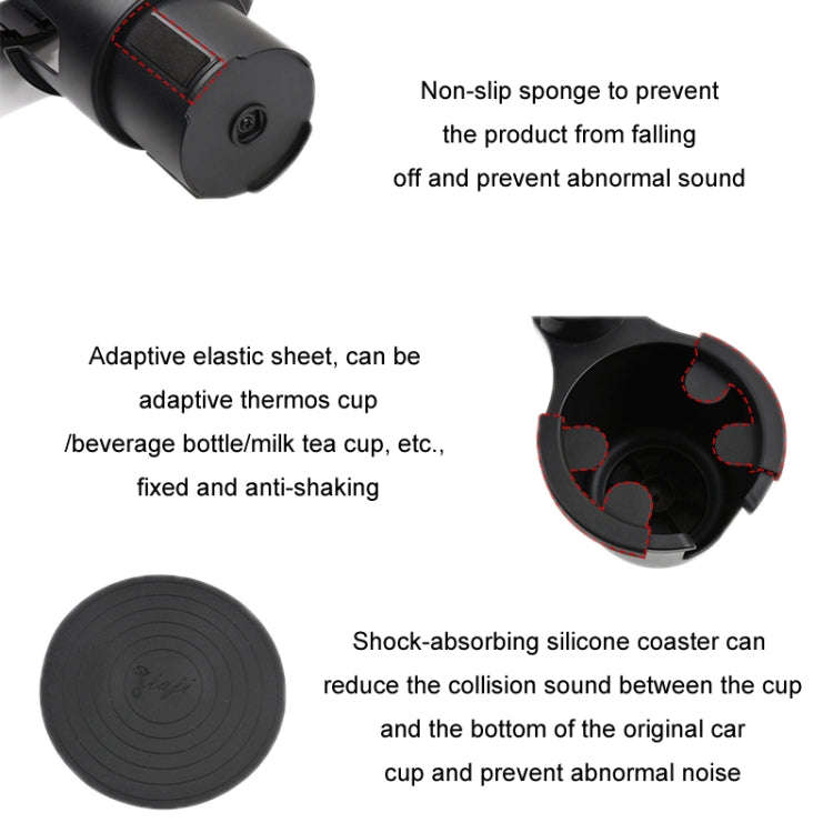 Car Centre Navigation Mobile Phone Holder 360 Rotating Water Cup Holder, Small, Large
