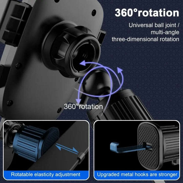 Car Air Outlet Rotating Spiral Hook Tail Clip Mobile Phone Holder