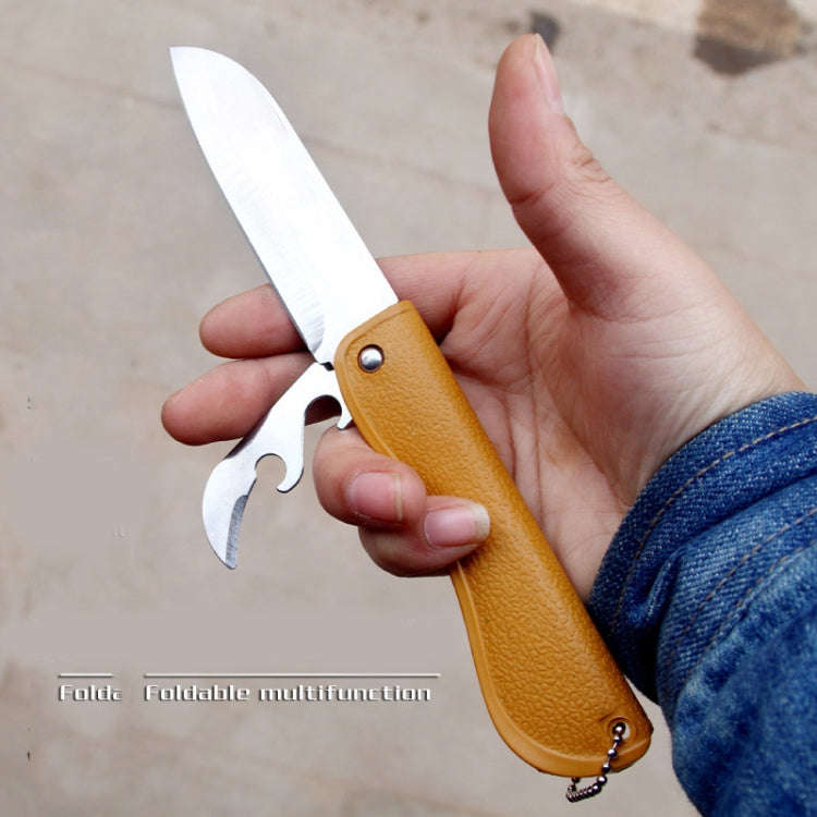 Foldable Stainless Steel Multifunctional Fruit Knife Can Opener